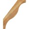 Ekena Millwork 4"W x 22"D x 28"H Funston Rough Sawn Knee Brace, Western Red Cedar BRC04X22X28FST00RWR - alternate 3